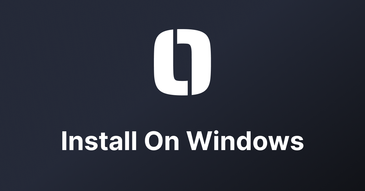 Installing Overlayed on Windows